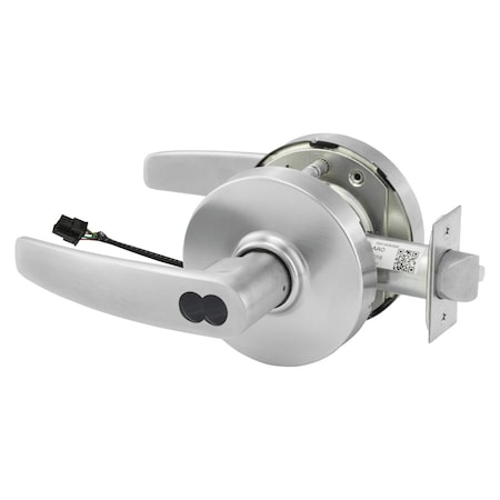 Electrified Cylindrical Lock, Fail Safe, 24V, LB Design, SFIC Prep, Less Core, RX Switch, Satin Chrm